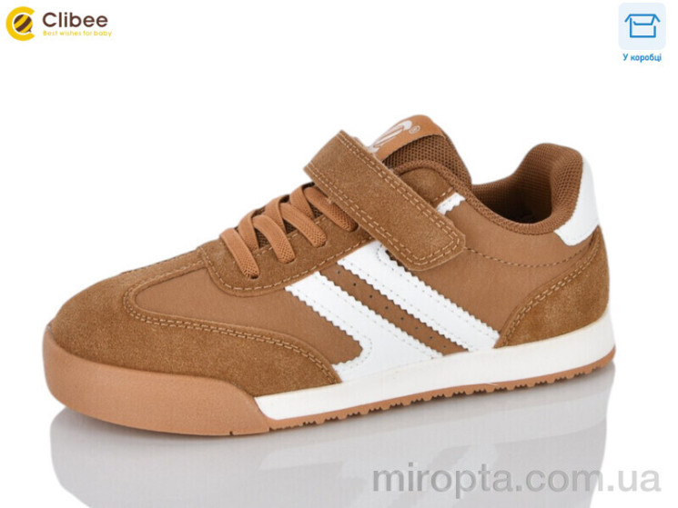 Кросівки EC777-3 camel р: 32-37, в упаковці: 6 пар, купити тільки гуртом - 1195231