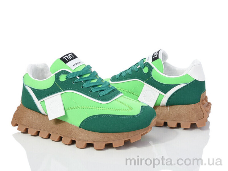 Кросівки 176-36 green р: 36-41, в упаковці: 8 пар, купити тільки гуртом - 969351