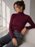 Гольф жіночий базовий з ефектом кашеміру, 70% cotton, 30% elastane м. 0202 (р: 42-46) №830404 - 