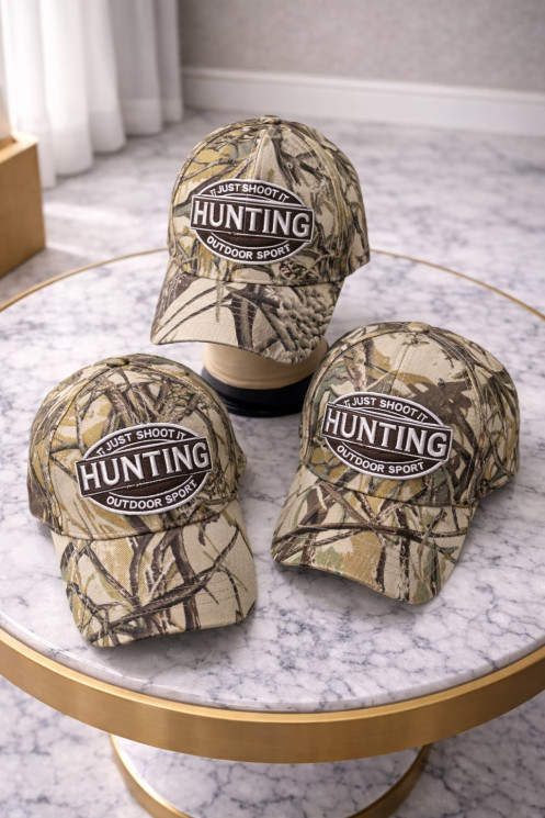 Бейсболка чоловіча HUNTING, котон (Розмір: 56-58), в упаковці 5 штук №345459 - Great