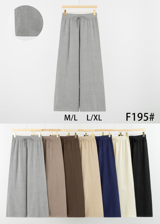 Штани жіночі, трикотаж, м.F195 (р. M-XL ), мікс кольорів, в упаковці 20 штук №338860 - Vanda SE1013