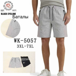 Шорти чоловічі, трикотаж, м.WK-5057 (Розмір: 3XL-7XL), 4 кольори, в упаковці 5 штук №343620