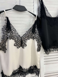 Майка жіноча, атлас (р: one size) 2 кольори, в упаковці 5 шт. №386005
