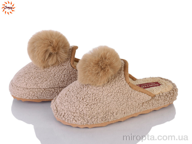 Капці 001-3 beige р: 36-40, в упаковці: 8 пар, купити тільки гуртом - 1212896