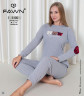 Домашній костюм жіночий, інтерлок, м.3105 (р. M, L, XL ), 4 кольори, в упаковці 3 штуки №321400 - 