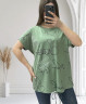 Футболка жіноча  на завʼязці , м.25309 (р. L, XL, 2XL(батал) ), 8 кольорів, в упаковці 3 штуки №750480 - Smile RZ 4457