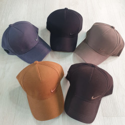 Бейсболка чоловіча "Nike" котон (р: 58-61) мікс кольорів, в упаковці 5 шт. №382373