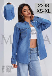 Сорочка жіноча , м.2238 (р: XS-XL) в упаковці 6 шт. №750670