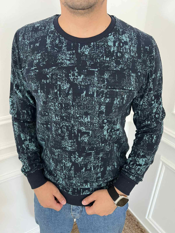Светр чоловічий, бавовна (р. L-3XL) 4 кольори, в упаковці 4 шт. №356757  - NikNumbers SE 1041-1042