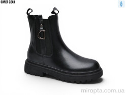 Черевики 0025-013 black р: 36-41, в упаковці: 6 пар, купити тільки гуртом