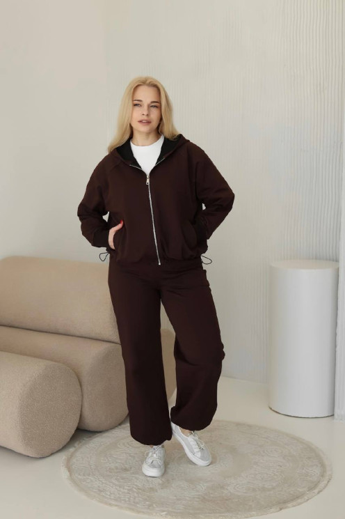 Костюм жіночий "двійка", двонитка м. 221 (р: S, M, L, XL) №830034 - 