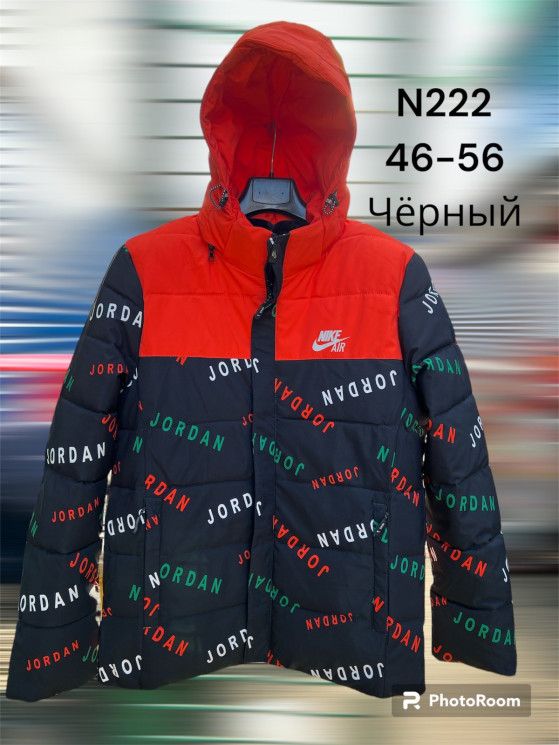 Куртка демісезонна чоловіча, плащівка, холофайбер, м.А222 (р. 46-56 ), 2 кольори, в упаковці 6 шт. №318744 - 