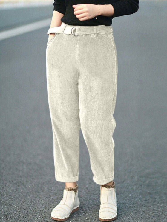 Штани жіночі baggy, вельвет на флісі м. 891 (р: 50-52, 54-56, 58-60, 62-64) №816036 - 