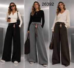 Штани жіночі альпака м.FR-26392 (Розмір:M-XL) 3 кольора в упаковці 3 штуки №764270