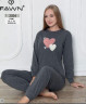 Домашній костюм жіночий, інтерлок, м.3004 (р. М-XL ), 2 кольори, в упаковці 3 штуки №333576 - 