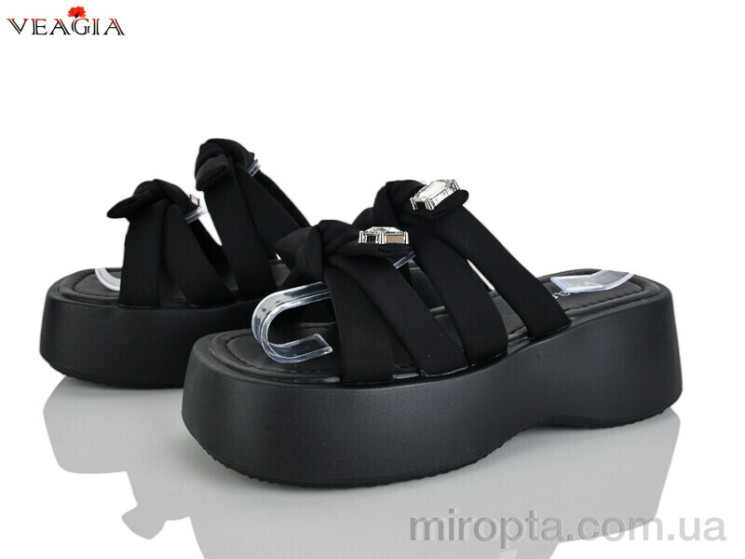 Шльопанці N2 black р: 36-40, в упаковці: 8 пар, купити тільки гуртом - 1161644