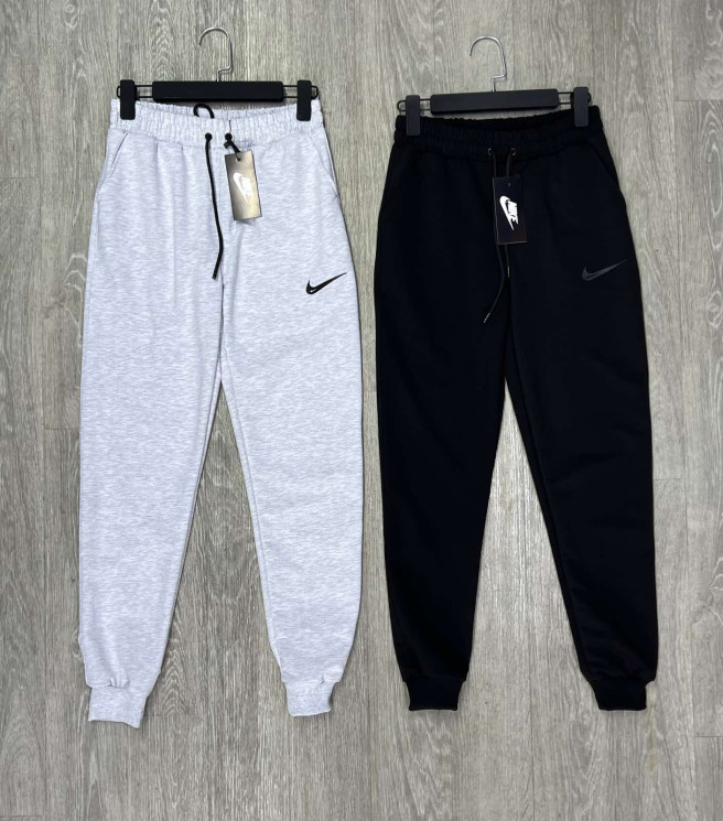 Спортивні штани дитячі Nike, двохнитка, пеньє "246-3" (р: 13-17 років) 2 кольори, в упаковці 5 шт. №359280 - Spider