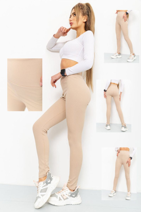 Жіночі лосини, рубчик (р: S.S.M.M.L.XL.) в уп. 6 шт. № 355258 - 