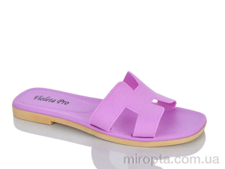 Шльопанці 8-503 purple р: 36-41, в упаковці: 8 пар, купити тільки гуртом - 1189550
