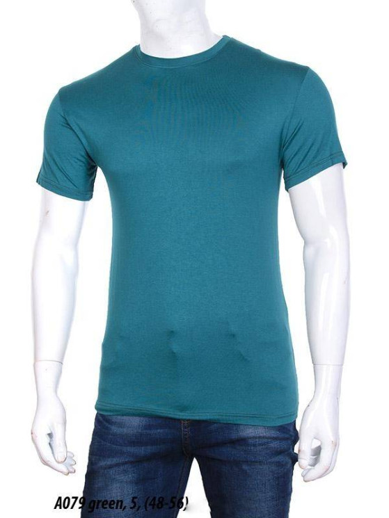 Футболка чоловіча А079, трикотаж (р. 48-56), в уп. 5 шт. №307099 - Lilu 230/237