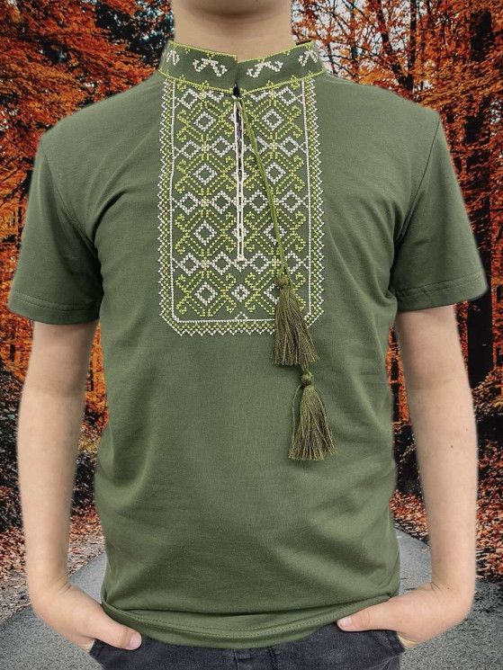 Футболка дитяча, кулір (розміри: зріст 98-164), в упаковці 4 штуки №312029 - Delux 909