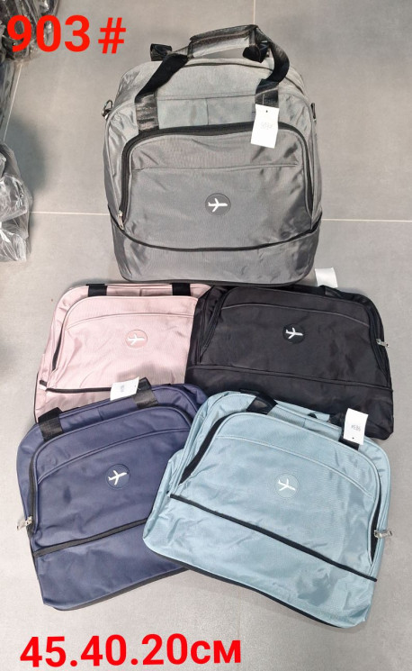 Дорожня сумка "903" текстиль (р: 45*40*20см) 5 кольорів №383021 - Bags BE3616