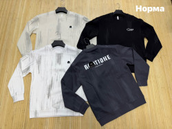 Світшот чоловічий, двохнитка (р: L,XL,2XL,3XL,4XL) 4 кольори, в упаковці 5 шт. №388406
