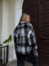 Сорочка жіноча вкорочена, турецька байка м.1043 (р: oversize) №814726 - Lucy RN847 м: 1043