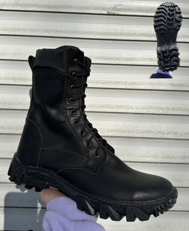 Берці Adidas (Розмір: 36-47) чорний шкіра №814869 - Beretta