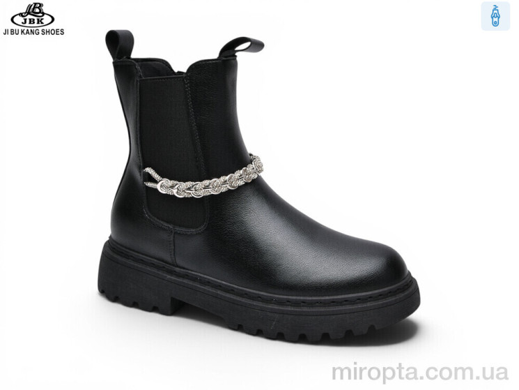 Черевики 0025-019 black р: 36-41, в упаковці: 6 пар, купити тільки гуртом - 1200378