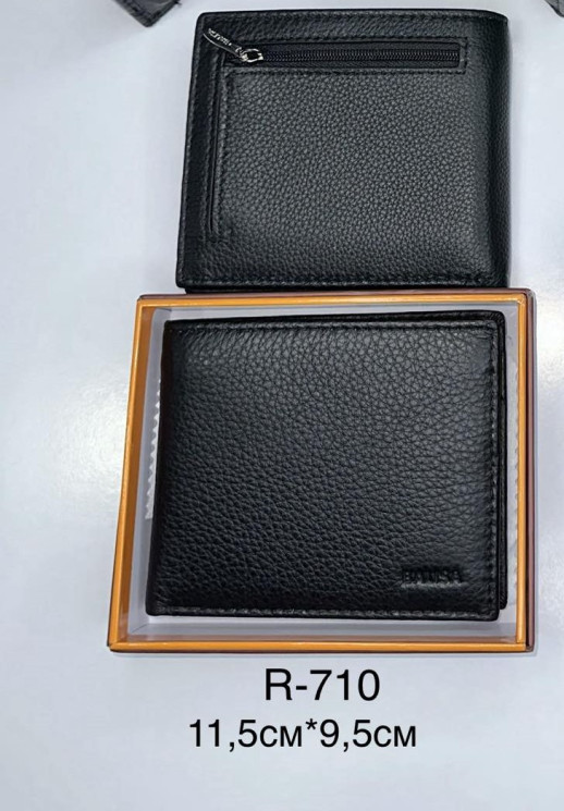 Гаманець чоловічий натуральна шкіра магніт м.R710 (р.11,5 см*9.5 см) №758682 - Balisa 302