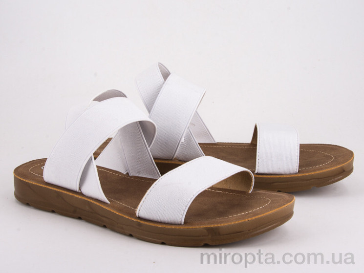 Босоніжки 8-302 white р: 36-41, в упаковці: 8 пар, купити тільки гуртом - 490767