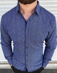 Сорочка No Brand р 3XL-6XL Чоловіча S3006 blue