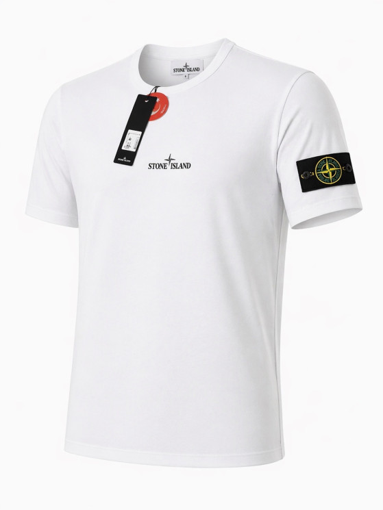 Футболка чоловіча "Stone Island" комбінований (р: S-2XL) в упаковці 5 шт. №384172 - AlexClothes SER2276