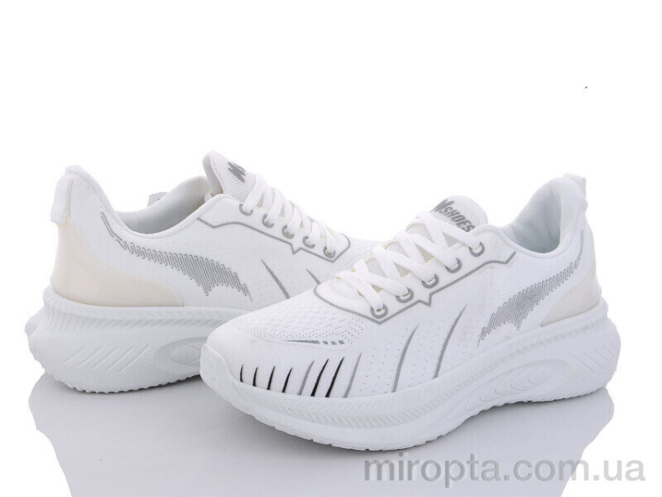 Кросівки 179-4 white р: 36-41, в упаковці: 8 пар, купити тільки гуртом - 865173