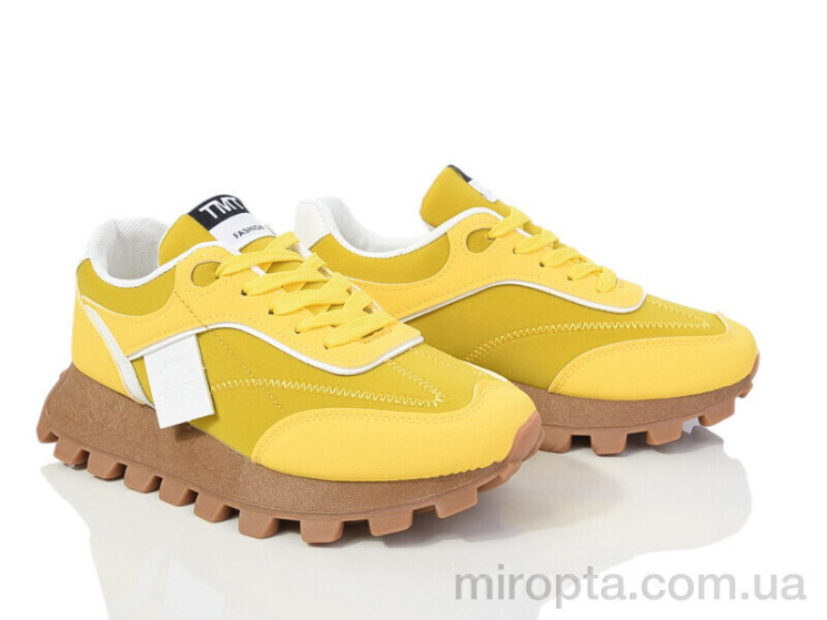 Кросівки 176-36 yellow р: 36-41, в упаковці: 8 пар, купити тільки гуртом - 969353