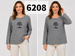 Кофта жіноча "6208" трикотаж (р: 50-56) в упаковці 5 шт. №387533