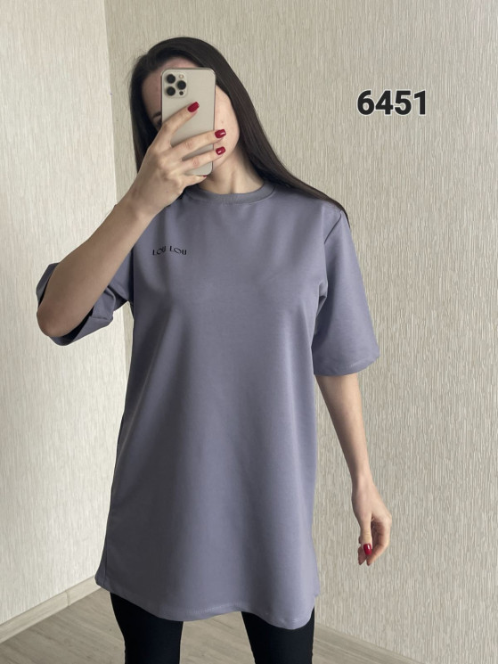 Футболка жіноча, трикотаж, м.6451 (р. 42-48 ), мікс кольорів, в упаковці 3 штуки №329724 - Korona UG 4477