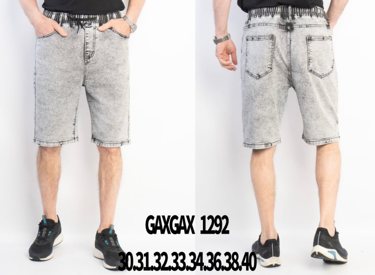 Шорти чоловічі, джинс, м.GAXGAX 1292 (розміри: 30-40), в упаковці 8 штук №344701 - Vanda SE1013