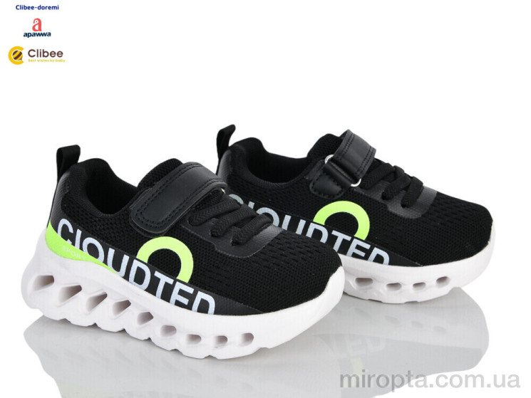 Кросівки LB3300 black-green р: 25-30, в упаковці: 6 пар, купити тільки гуртом - 1198177
