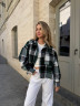 Сорочка жіноча вкорочена, турецька байка м.1043 (р: oversize) №814727 - Lucy RN847 м: 1043