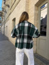 Сорочка жіноча вкорочена, турецька байка м.1043 (р: oversize) №814727 - Lucy RN847 м: 1043