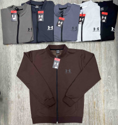 Спортивна кофта UNDER ARMOUR чоловіча, двунитка, пеньє, м.322 (розмір: 44-52), 6 кольорів, в упаковці 5 штук №346971