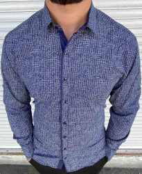 Сорочка No Brand р 3XL-6XL Чоловіча S3007 blue