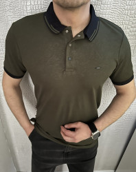 Футболка поло, р. M-2XL, трикотаж, 7 кольорів в упаковці 4 штуки №808877