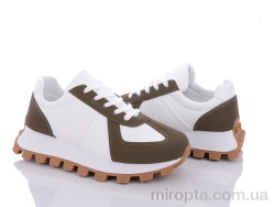 Кросівки 149-9-7 white-olive р: 36-41, в упаковці: 8 пар, купити тільки гуртом