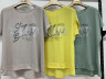 Жіноча футболка, льон, м.9562, (р: 3XL-6XL), 7 кольорів, в упаковці 4 штуки, № 751336 - Relaxwear RZ3531