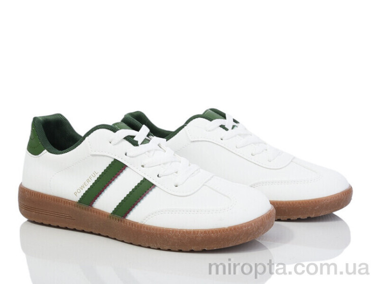 Кросівки 172-47-4 white-green р: 36-41, в упаковці: 8 пар, купити тільки гуртом - 977635