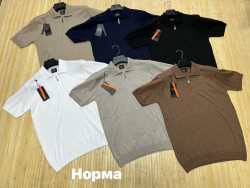 Футболка поло чоловіча (р: L,XL,2XL,3XL) 6 кольорів, в упаковці 4 шт. №381811