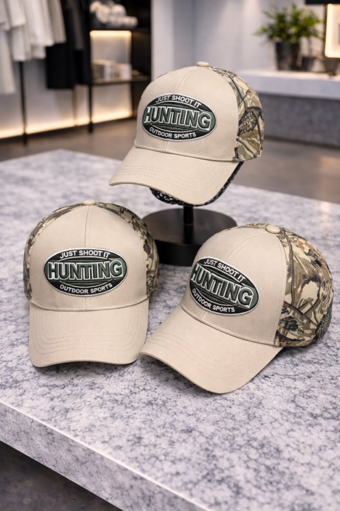 Бейсболка чоловіча HUNTING, котон (Розмір: 56-58), в упаковці 5 штук №345461 - Great